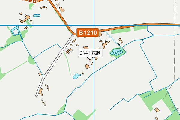 DN41 7QR map - OS VectorMap District (Ordnance Survey)