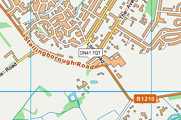 DN41 7QT map - OS VectorMap District (Ordnance Survey)