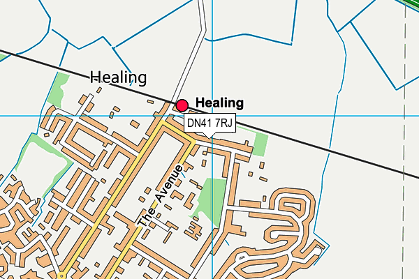 British Legion Sports & Social Club (Sports Ground) map (DN41 7RJ) - OS VectorMap District (Ordnance Survey)