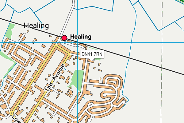 DN41 7RN map - OS VectorMap District (Ordnance Survey)