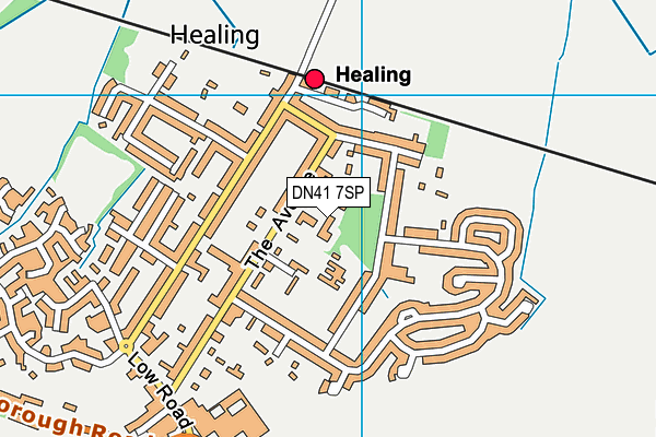 DN41 7SP map - OS VectorMap District (Ordnance Survey)