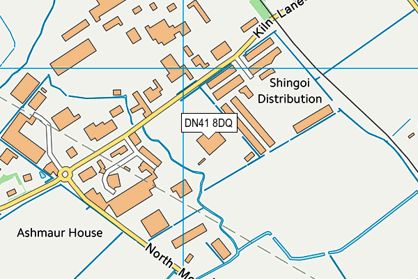 DN41 8DQ map - OS VectorMap District (Ordnance Survey)