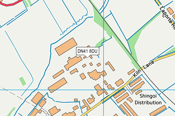 DN41 8DU map - OS VectorMap District (Ordnance Survey)