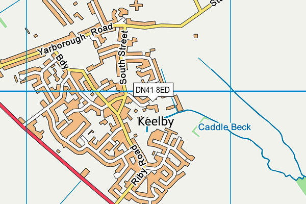 DN41 8ED map - OS VectorMap District (Ordnance Survey)