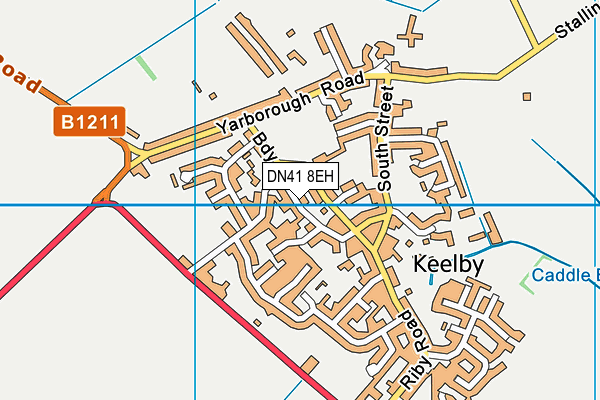 DN41 8EH map - OS VectorMap District (Ordnance Survey)