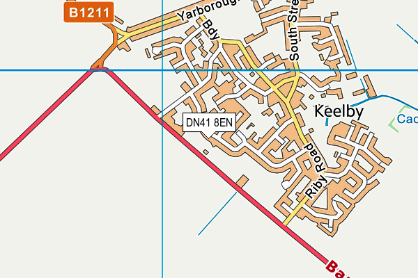 DN41 8EN map - OS VectorMap District (Ordnance Survey)