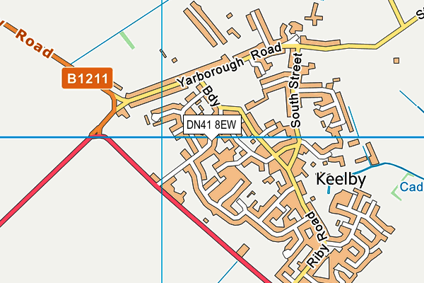 DN41 8EW map - OS VectorMap District (Ordnance Survey)