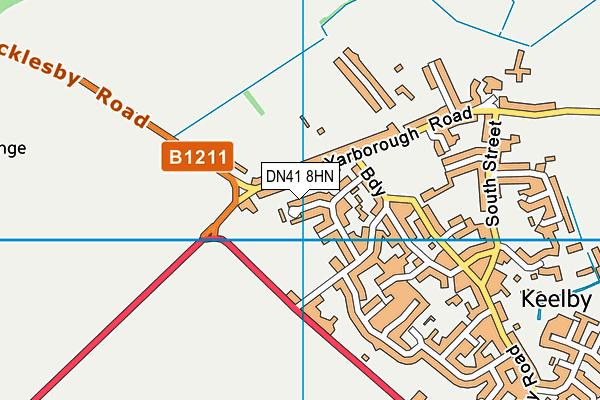 DN41 8HN map - OS VectorMap District (Ordnance Survey)