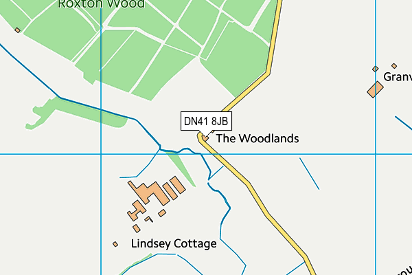 DN41 8JB map - OS VectorMap District (Ordnance Survey)
