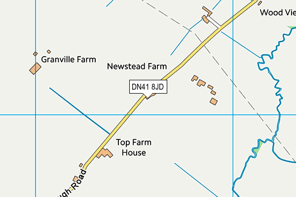 DN41 8JD map - OS VectorMap District (Ordnance Survey)