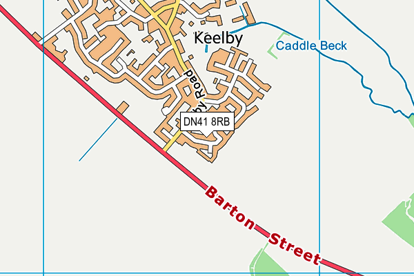 DN41 8RB map - OS VectorMap District (Ordnance Survey)