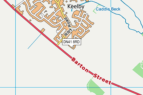 DN41 8RD map - OS VectorMap District (Ordnance Survey)