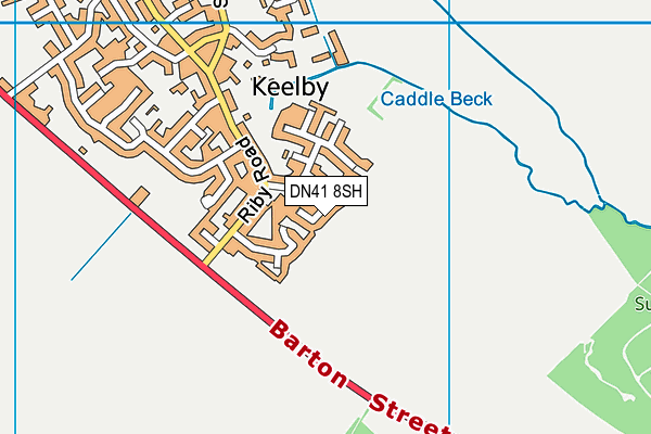 DN41 8SH map - OS VectorMap District (Ordnance Survey)