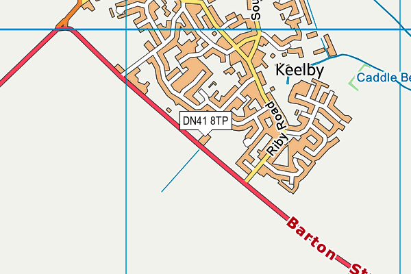 DN41 8TP map - OS VectorMap District (Ordnance Survey)