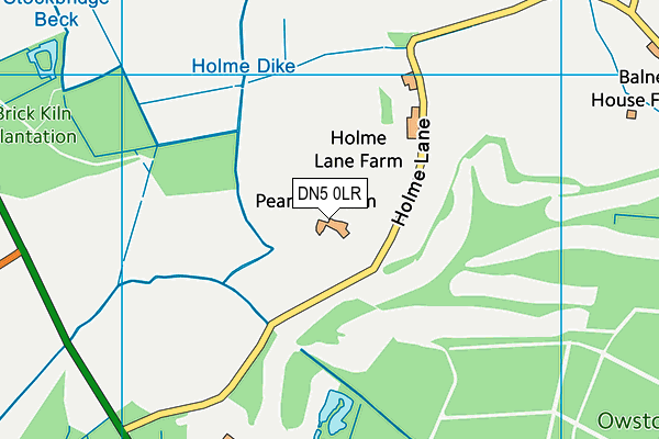 Thornhurst Park Golf Club map (DN5 0LR) - OS VectorMap District (Ordnance Survey)