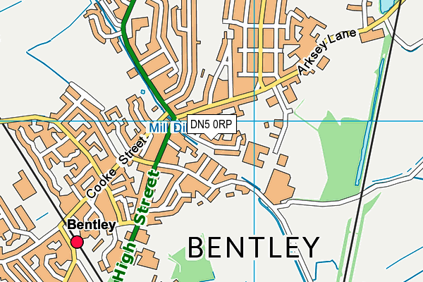 Our Lady of Perpetual Help Catholic Primary School map (DN5 0RP) - OS VectorMap District (Ordnance Survey)