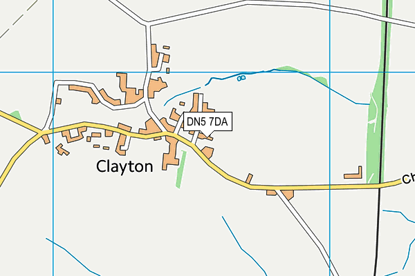 DN5 7DA map - OS VectorMap District (Ordnance Survey)