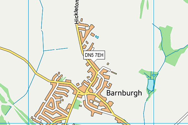 DN5 7EH map - OS VectorMap District (Ordnance Survey)