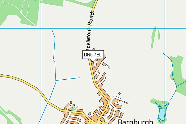 DN5 7EL map - OS VectorMap District (Ordnance Survey)