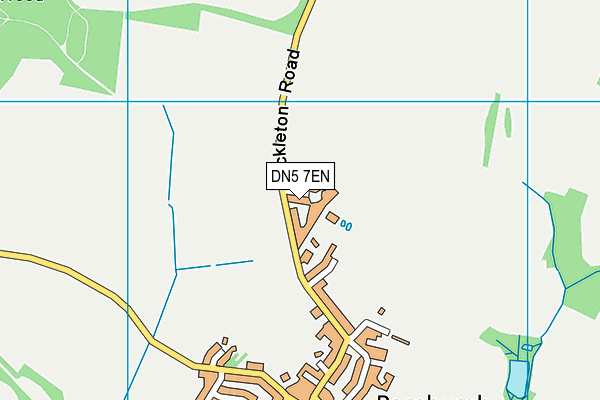 DN5 7EN map - OS VectorMap District (Ordnance Survey)