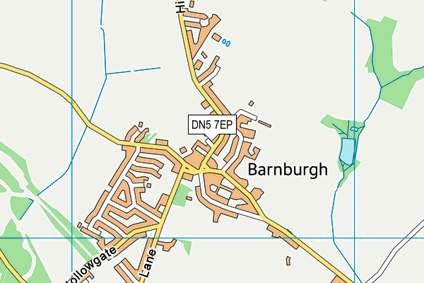 DN5 7EP map - OS VectorMap District (Ordnance Survey)