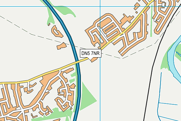 DN5 7NR map - OS VectorMap District (Ordnance Survey)