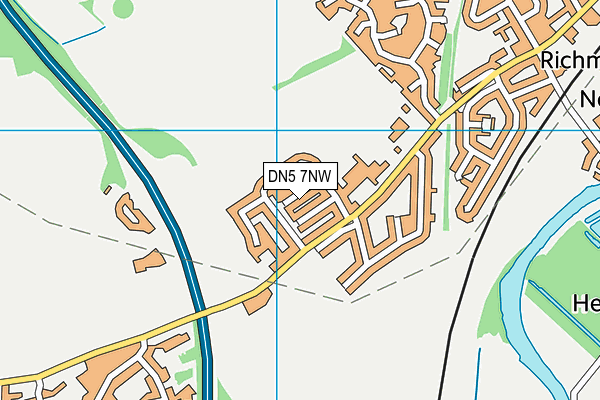Map of SOUTH YORKSHIRE TREE SERVICES LTD at district scale