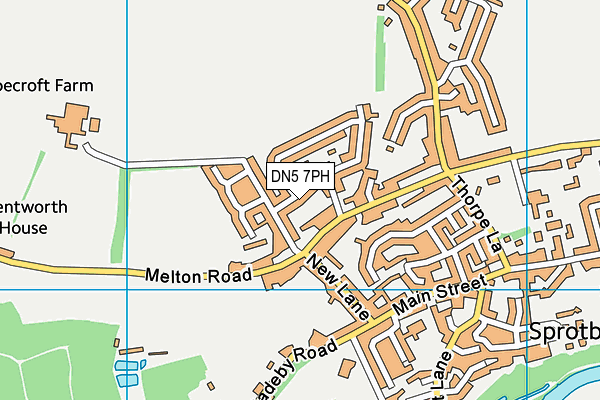 DN5 7PH map - OS VectorMap District (Ordnance Survey)