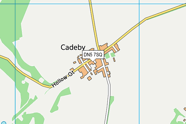 DN5 7SQ map - OS VectorMap District (Ordnance Survey)