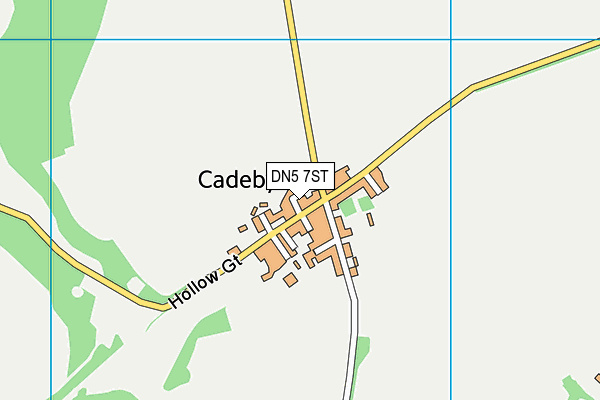 DN5 7ST map - OS VectorMap District (Ordnance Survey)