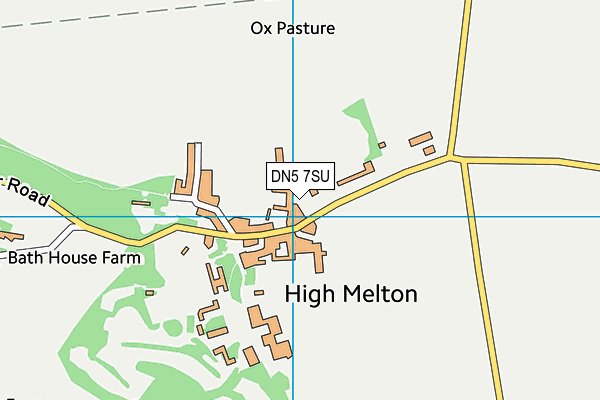 DN5 7SU map - OS VectorMap District (Ordnance Survey)