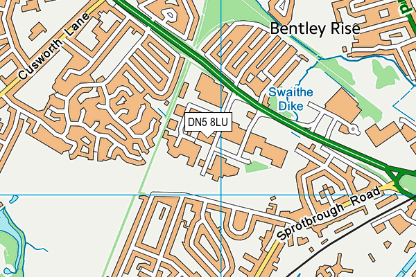 Map of BARKLEY HYDRAULICS LIMITED at district scale