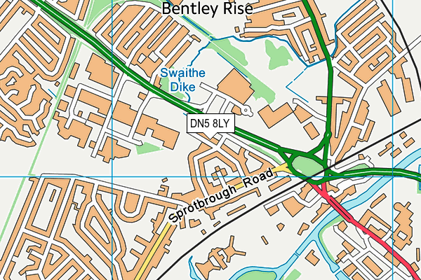 Map of D BIRKBY JOINERY LTD at district scale