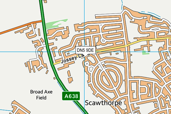 Doncaster North City Learning (Closed) map (DN5 9DE) - OS VectorMap District (Ordnance Survey)