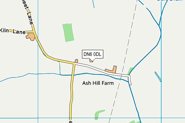 DN6 0DL map - OS VectorMap District (Ordnance Survey)