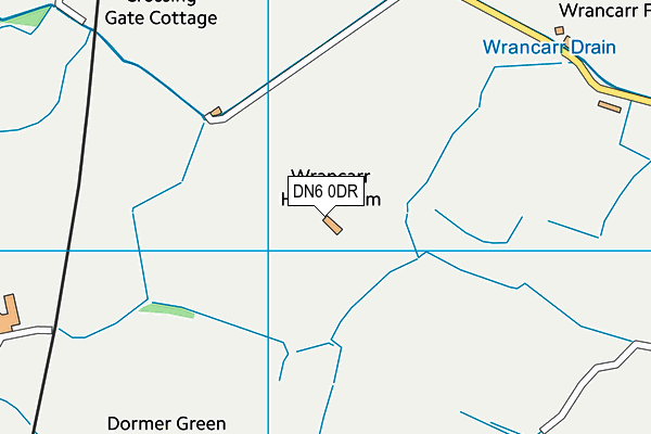 DN6 0DR map - OS VectorMap District (Ordnance Survey)