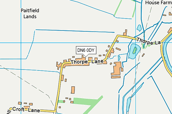 DN6 0DY map - OS VectorMap District (Ordnance Survey)