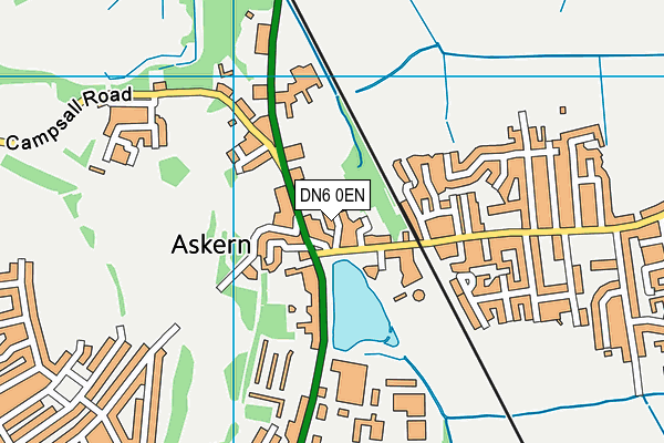 DN6 0EN map - OS VectorMap District (Ordnance Survey)