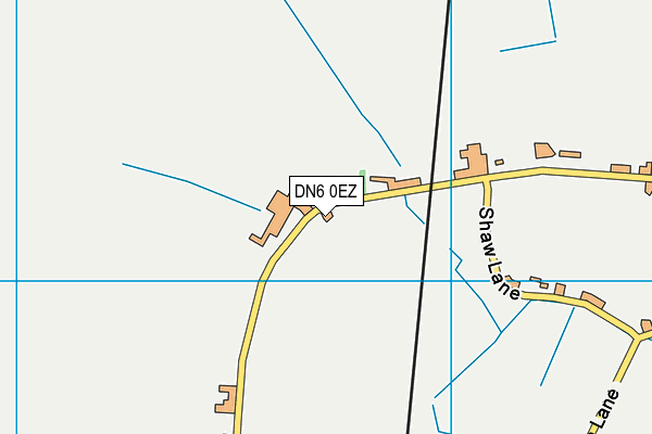 DN6 0EZ map - OS VectorMap District (Ordnance Survey)