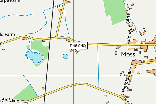 DN6 0HQ map - OS VectorMap District (Ordnance Survey)