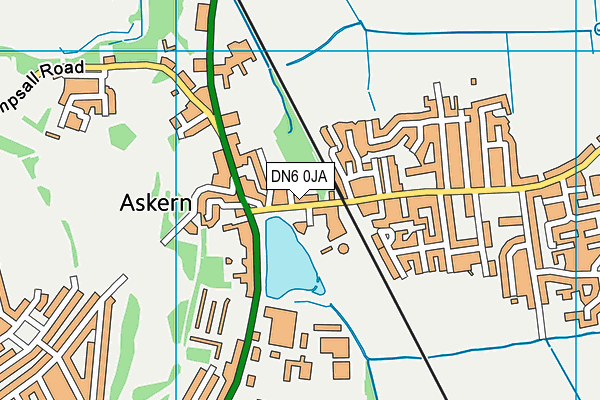 Map of ASKERN FOOD LTD at district scale