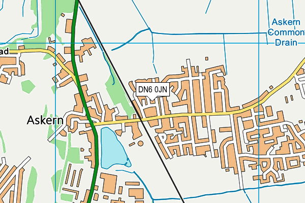 DN6 0JN map - OS VectorMap District (Ordnance Survey)