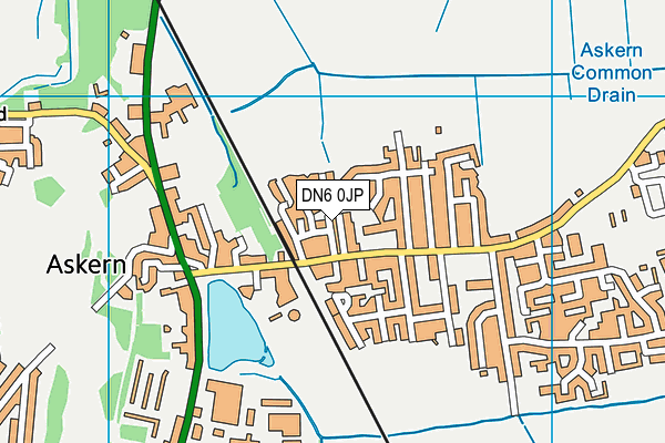 DN6 0JP map - OS VectorMap District (Ordnance Survey)