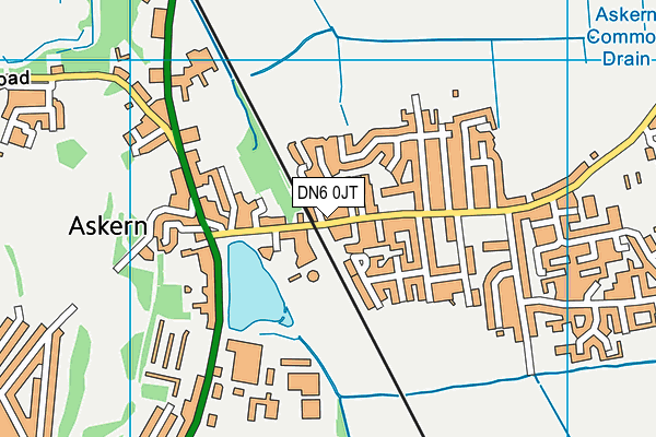 DN6 0JT map - OS VectorMap District (Ordnance Survey)