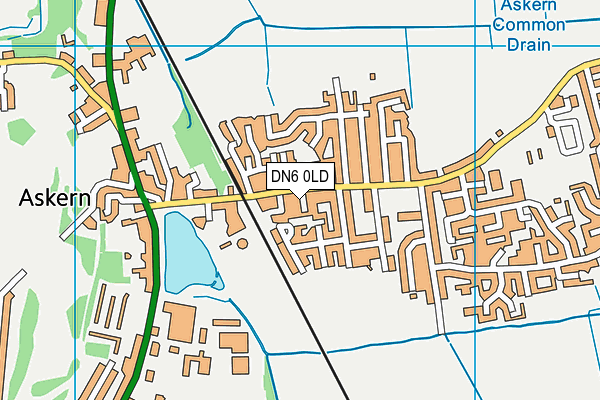 DN6 0LD map - OS VectorMap District (Ordnance Survey)