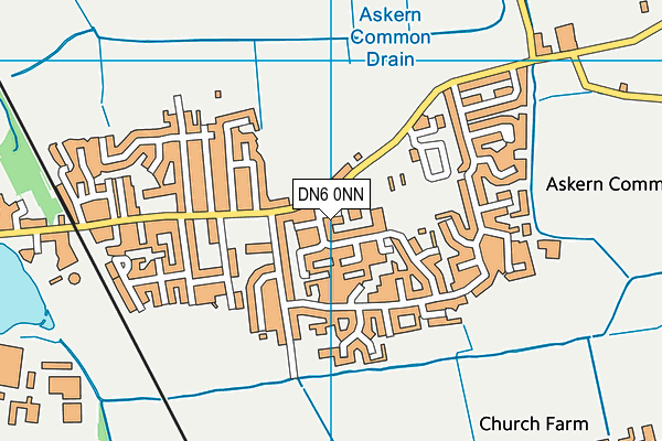DN6 0NN map - OS VectorMap District (Ordnance Survey)