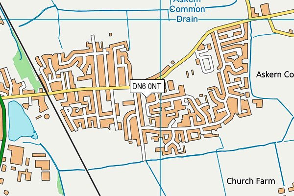 DN6 0NT map - OS VectorMap District (Ordnance Survey)