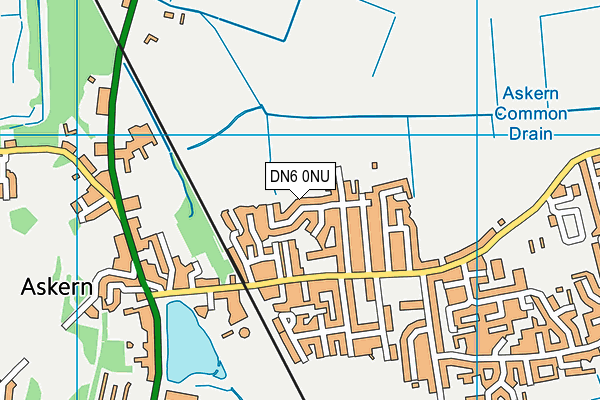 DN6 0NU map - OS VectorMap District (Ordnance Survey)