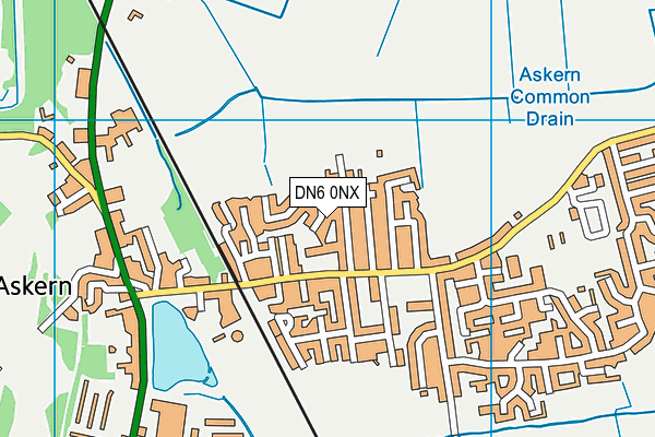 DN6 0NX map - OS VectorMap District (Ordnance Survey)
