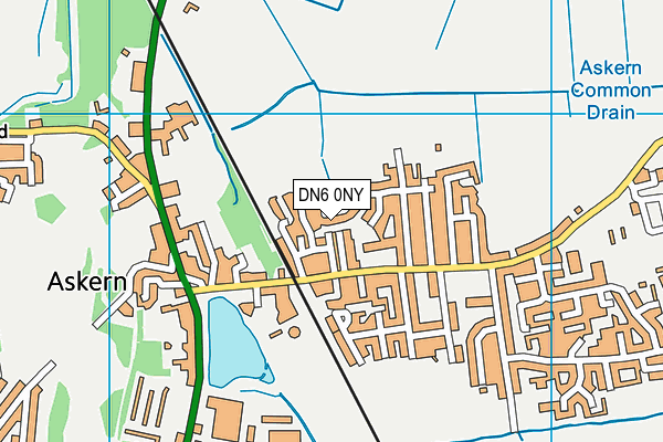 DN6 0NY map - OS VectorMap District (Ordnance Survey)
